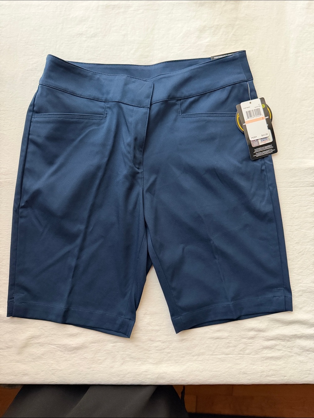 PGA Tour Women's Navy Golf Bermuda Shorts